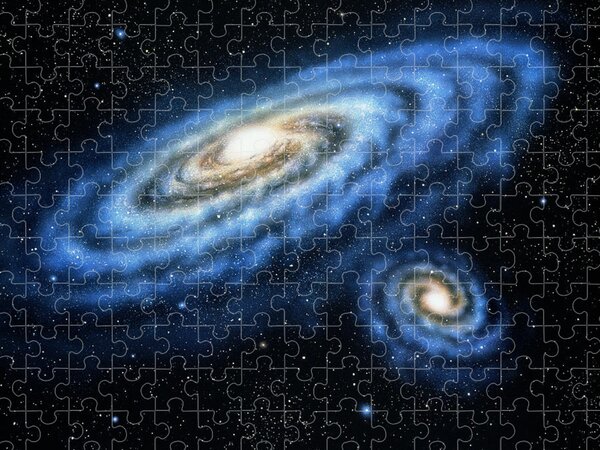 Whirlpool Galaxy puzzle - 1000 pieces