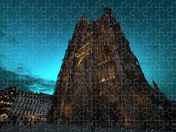 Puzzle Cathédrale de Strasbourg à Noël Bluebird-Puzzle-F-90409 1000 pièces  Puzzles - Villes et Villages - /Planet'Puzzles