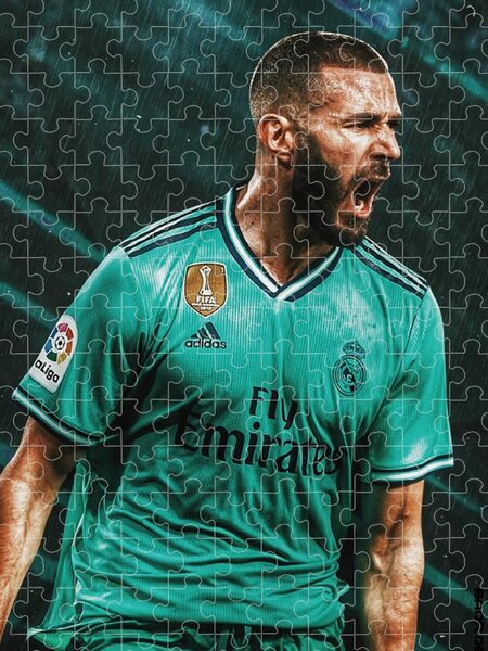Export WOODEN] Jigsaw real madrid cf logo puzzle, 300-500 pieces