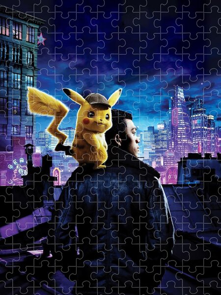 Pokemon 'Ash and Pikachu  Electrify' Mini Jigsaw Puzzle – Winston