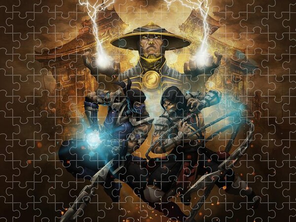 USA Care console Mortal Kombat 9 Jigsaw Puzzles - Fine Art America