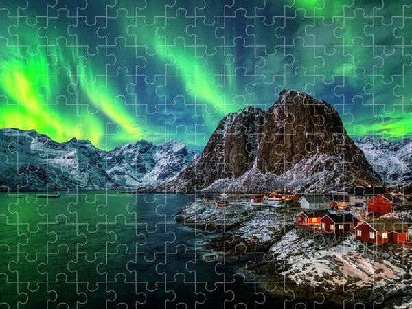 Reine, Lofoten, Norvège - Ravensburger - Puzzle Adulte - Puzzle 1000 p