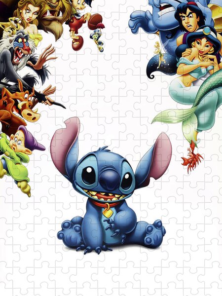 Disney Jigsaw Puzzle 1000 Pieces Lilo & Stitch Hawaiian Sunset New