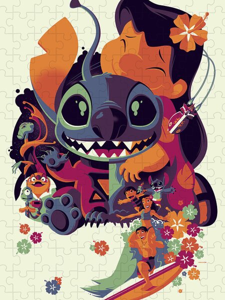 Lilo & Stitch movie poster print #5 Disney - 11 x 14 inches Lilo & Stitch  poster