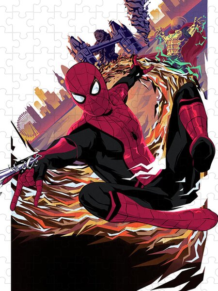 Spiderman 2 Jigsaw Puzzle by Paul Meijering - Pixels