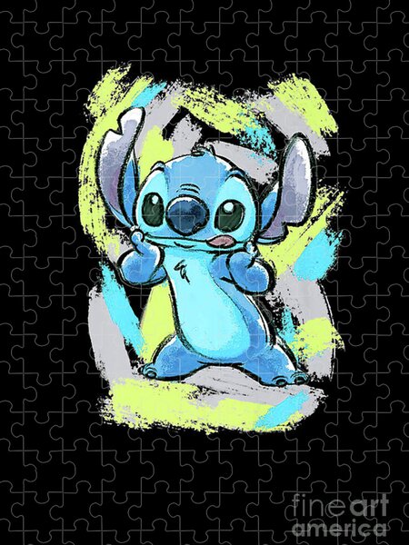 Disney Lilo Stitch The Many Faces Of Stitch Panels Jigsaw Puzzle by Otterc  Olivi - Fine Art America