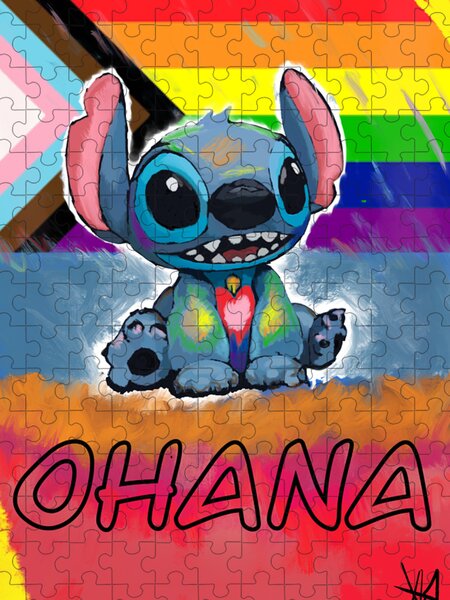 Puzzle 1000 Pièces Lilo et Stitch Disney Store Ohana forever souillon -  Puzzles/Puzzles adultes - La Boutique Disney
