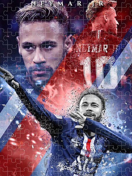 The Neymar PSG Jigsaw Puzzle by Archie Miller - Pixels