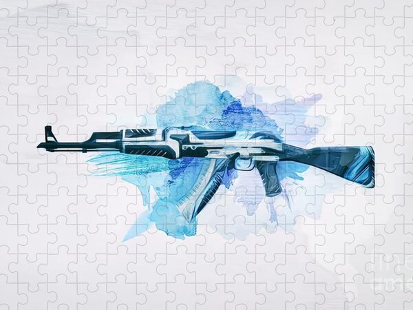 CS:GO AK-47 Fire Serpent Skin 4K Wallpaper #1