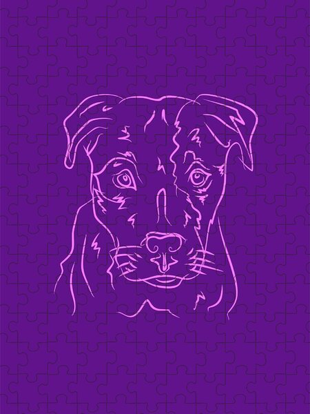 Pouty Face Pit Bull Puzzle 120, 252, 500-piece, Gift, Fun, Pitbull Love,  Jig Saw Puzzle, Puzzle Challenge, Canine Companion, Dog Lovers, 