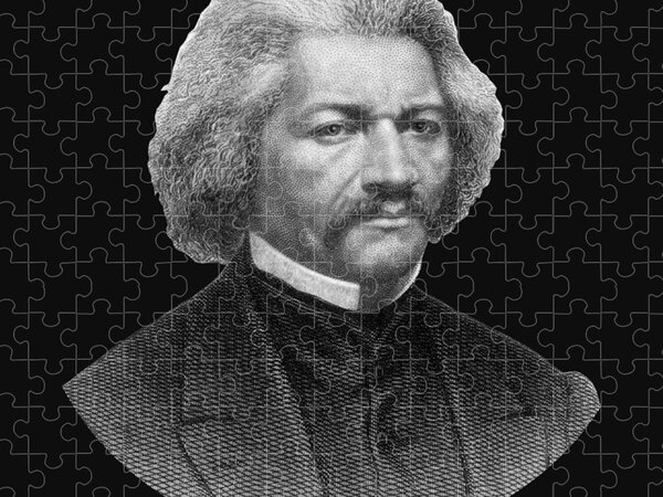 Frederick Douglass 72 piece 18" x 10.75" historical jigsaw puzzle 