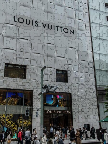 Louis Vuitton Foundation In Paris Jigsaw Puzzle by Bruno Morandi - Pixels