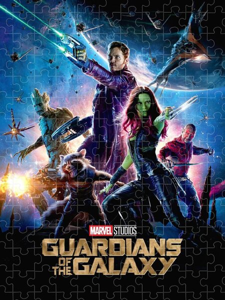 Guardians of the Galaxy 63 Pieces Mini Jigsaw Puzzle With Stand y30_02 w0084 