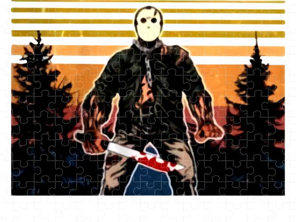 Horror Movie Villains Family Poster Poster Print Set of 1 11 inches by 14 inches Michael Myers Freddy Krueger Ghostface Jigsaw Jason Voorhees 