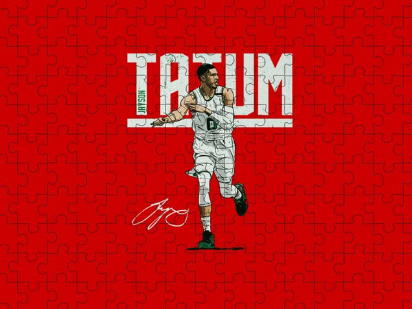 Jayson Tatum Pose Sticker by Kelvin Kent - Pixels