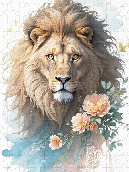 Lion of the Tribe of Judah Jigsaw Puzzle by Steve Goad - Fine Art America