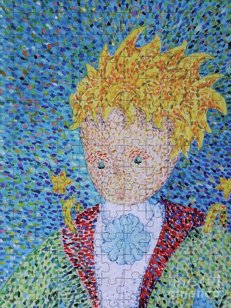 Le Petit Prince Painting by Maria Gubicekova