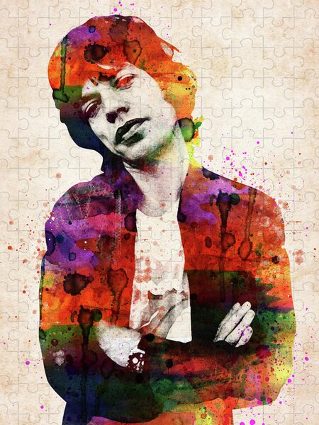 Eminem colorful watercolor Poster by Mihaela Pater - Fine Art America