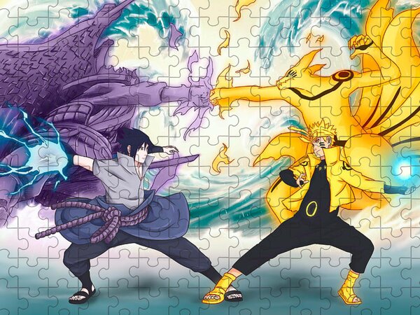 Naruto and Kurama Drawing by Nguyen Linh - Fine Art America