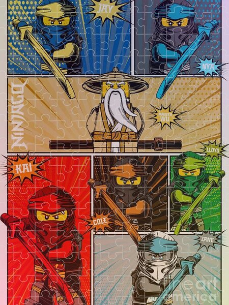 Lego Ninjago Jigsaw Puzzle by Azzura Fine - Fine Art America