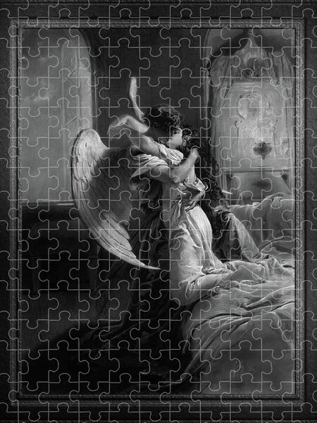 Xzendor7 Custom Art Jigsaw Puzzles - Romantic Encounter by Mihaly von Zichy