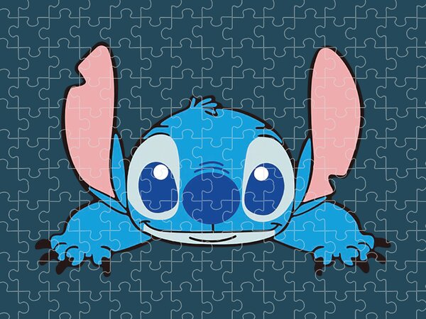 Vintage 2002 24 Pc Disney Lilo & Stitch Puzzle by Hasbro. 10”x13” Made in  USA