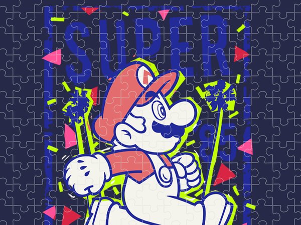 Super mario bros Jigsaw Puzzle by Rick digital Art - Pixels