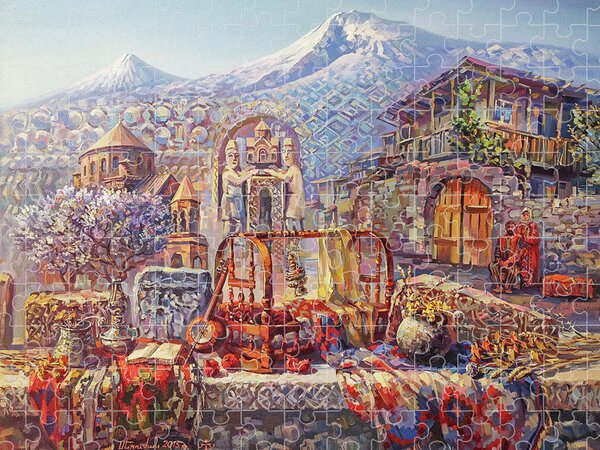 Chocolate Puzzle - Armenian Alphabet – Armenian Chocolates