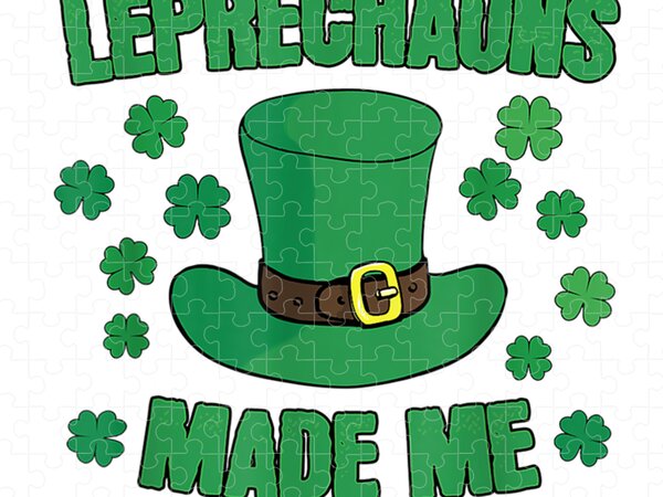 22 by 24-Inch 3dRose apr_22363_2 Saint Patricks Day Cartoon Shamrock with Irish top Hat Medium Length Apron with Pouch Pockets