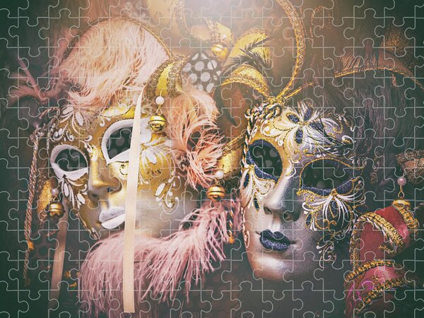 Venetian Carnival, Arlecchino Poster by Runa Anastasiya Rudaya - Fine Art  America