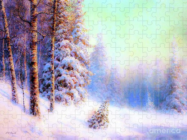 Winter Scenery Paintings Jigsaw Puzzles