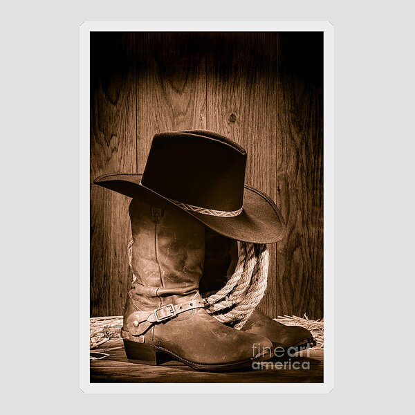 https://render.fineartamerica.com/images/rendered/search/flat/sticker/images-medium-5/cowboy-hat-and-boots-olivier-le-queinec.jpg?&targetx=167&targety=0&imagewidth=666&imageheight=1000&modelwidth=1000&modelheight=1000&backgroundcolor=1B1306&stickerbackgroundcolor=transparent&orientation=0&producttype=sticker-3-3&brightness=52&v=8