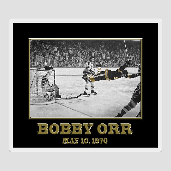 The Goal Bobby Orr Art Mixed Media by Mark Tonelli - Fine Art America