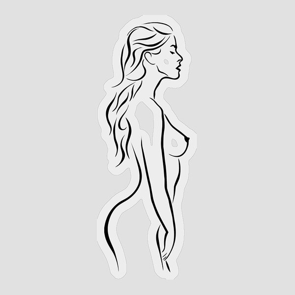 Nude Stickers for Sale - Pixels Merch
