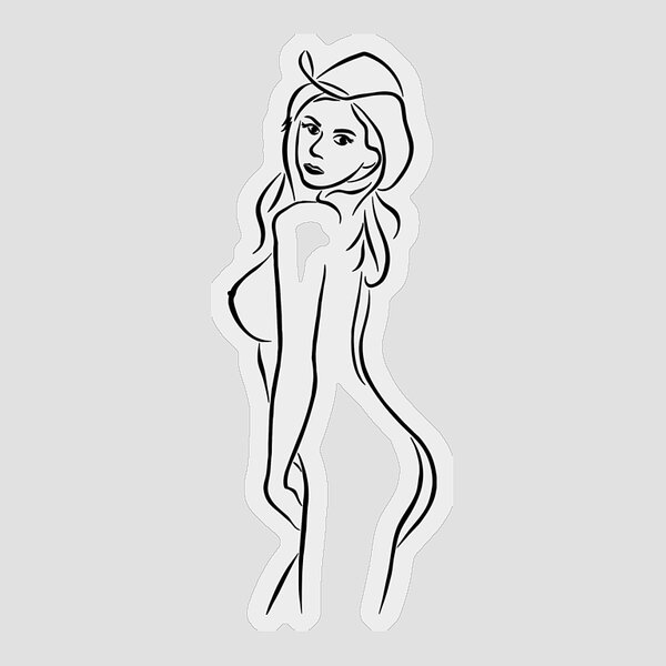 Nude Stickers for Sale - Pixels Merch