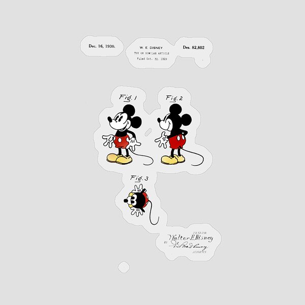1x A5 Micky Mouse Stickers Sheet Sticky Back Self Adhesive 