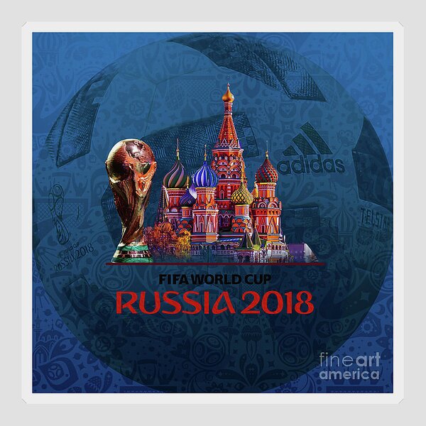 FIFA World Cup Trophy Sticker by Weston Westmoreland - Fine Art America