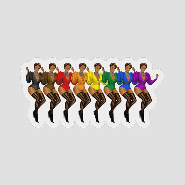 Beyonce - Beyonce - ALBUM Sticker by Bo Kev - Fine Art America