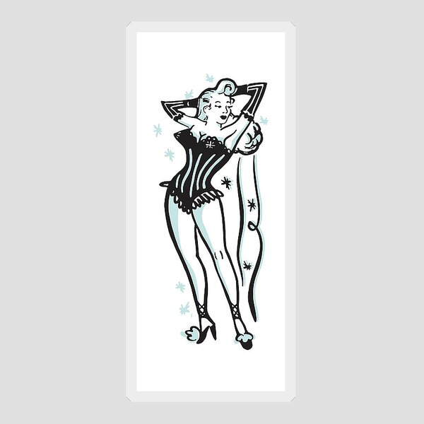 Vinyl Wall Decal Girl In Glass Stripper Striptease Show Club Dancer St —  Wallstickers4you