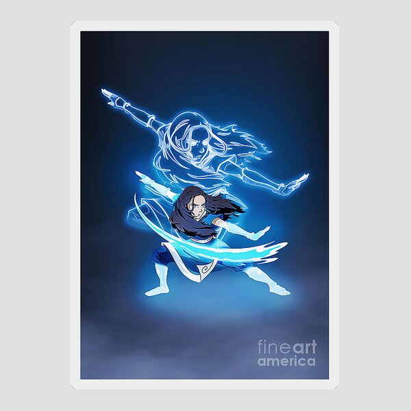 Aang's Team Avatar book 2 , Avatar: The Last Airbender Sticker for Sale  by Smartyboyx14