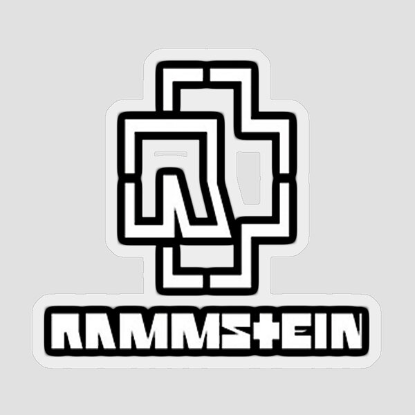 Rammstein Aufkleber weiß in Sachsen-Anhalt - Stendal