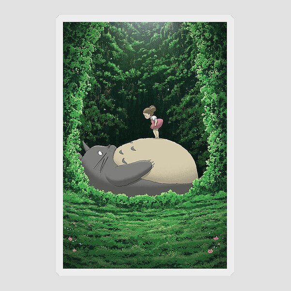 Mei And Totoro IPhone Case Anime Multicolor So Cute - Ghibli Merch