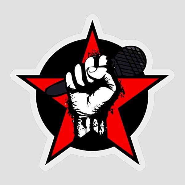 Rage Against The Machine Star Logo Sticker 