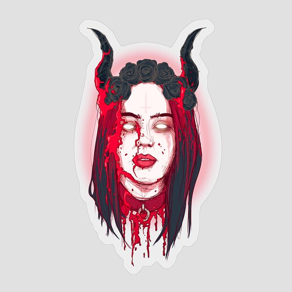 Digital Painting Sticker Devil