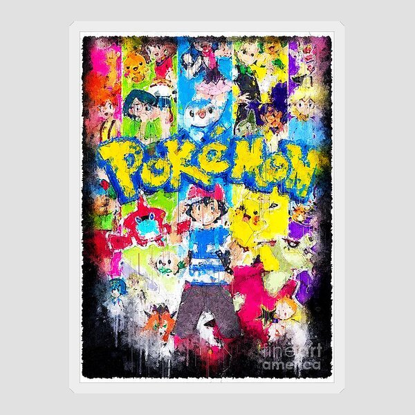 Stained Glass Pikachu - Sticker – MM6K