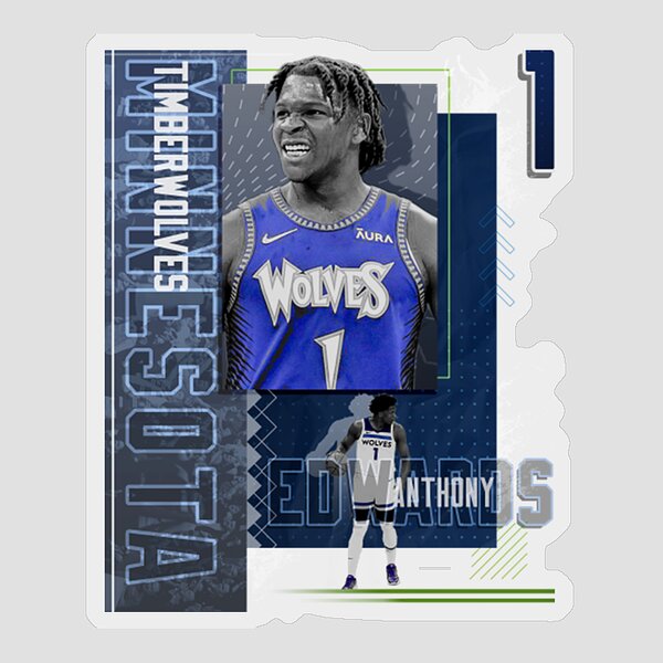 Jaden McDaniels Basketball Paper Poster Timberwolves 4