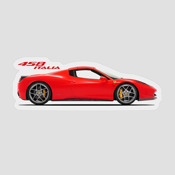Ferrari Stickers for Sale - Pixels Merch