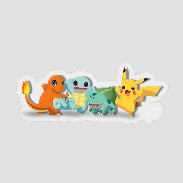 Geburtstag Pikachu Squirtle Partybeutel Füllung Pokemon Sticker Aufkleber 