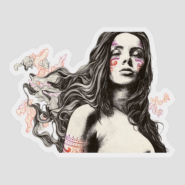 Nude Girl Stickers for Sale - Pixels Merch