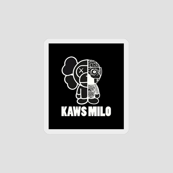 65 Pcs Fashion Brand KAWS Milo Stickers for Laptop Stickers